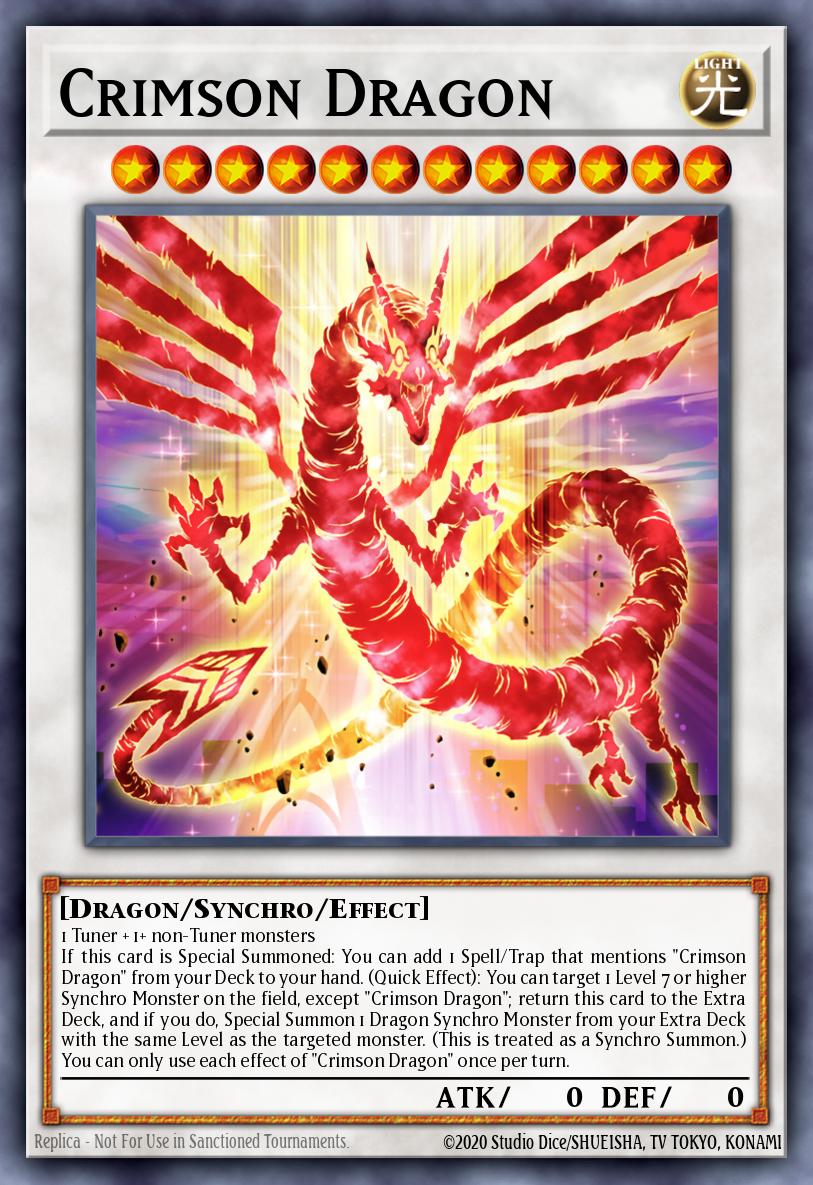 Dragon Cramoisi (V.4 - Platinum Secret Rare)