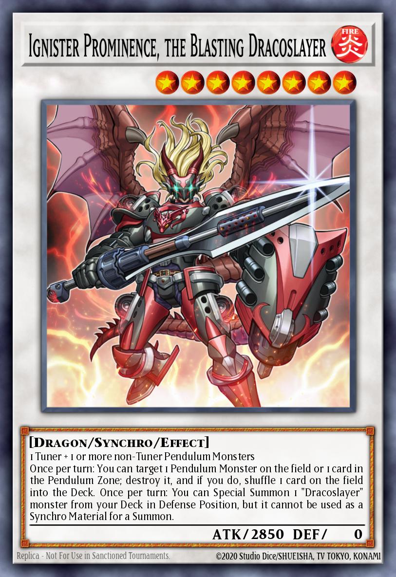 Ignister Proéminence, le Dracossassin Destructeur (V.1 - Platinum Secret Rare)