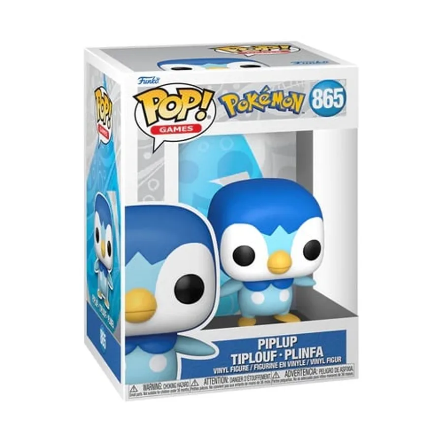 Funko Pop - Piplup / Tiplouf #865 (Pokémon)