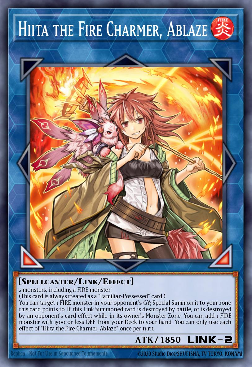 Hiita la Charmeuse de Feu en Flammes (V.4 - Platinum Secret Rare)