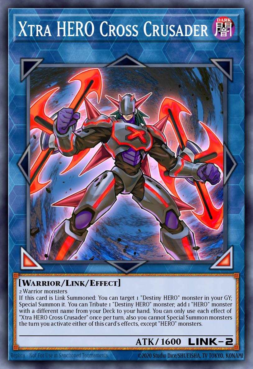 Croiseur de la Croix, HÉROS Xtra (V.4 - Platinum Secret Rare)