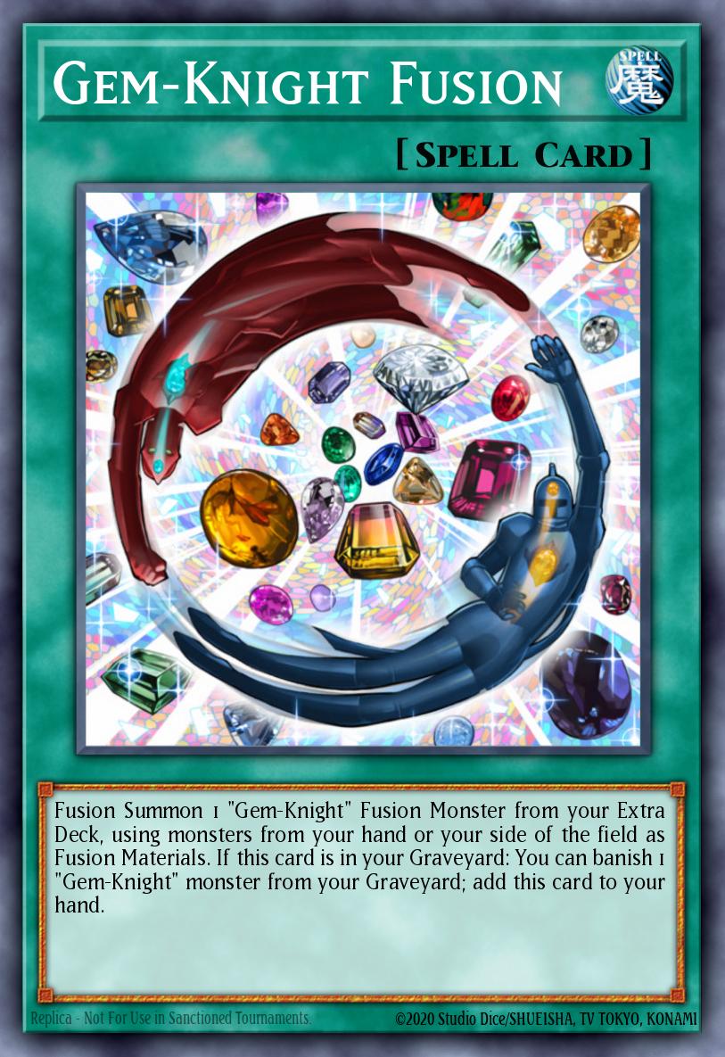 Fusion Chevalier-Gemmes (V.1 - Secret Rare)
