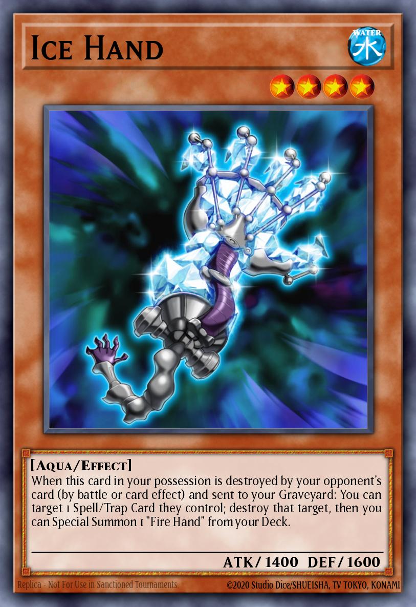 Main de Glace (V.1 - Platinum Secret Rare)