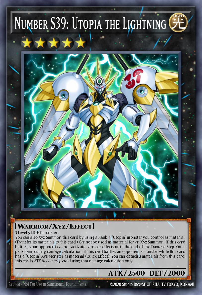 Numéro S39 : Utopie l'Éclair (V.1 - Platinum Secret Rare)