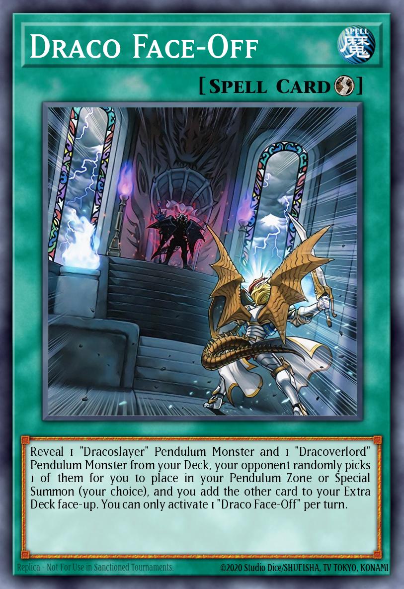 Draco Face-Off (V.1 - Platinum Secret Rare)