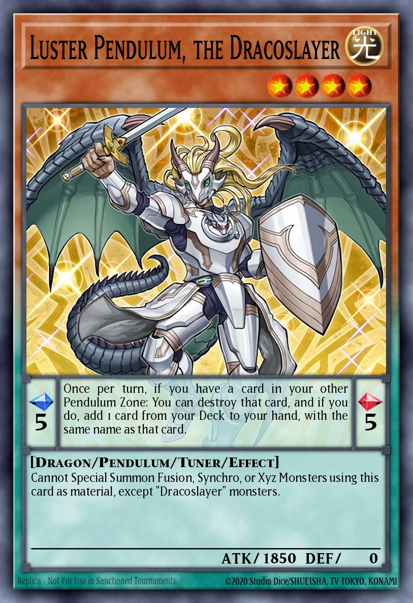 Luster Pendule, le Dracossassin (V.1 - Platinum Secret Rare)