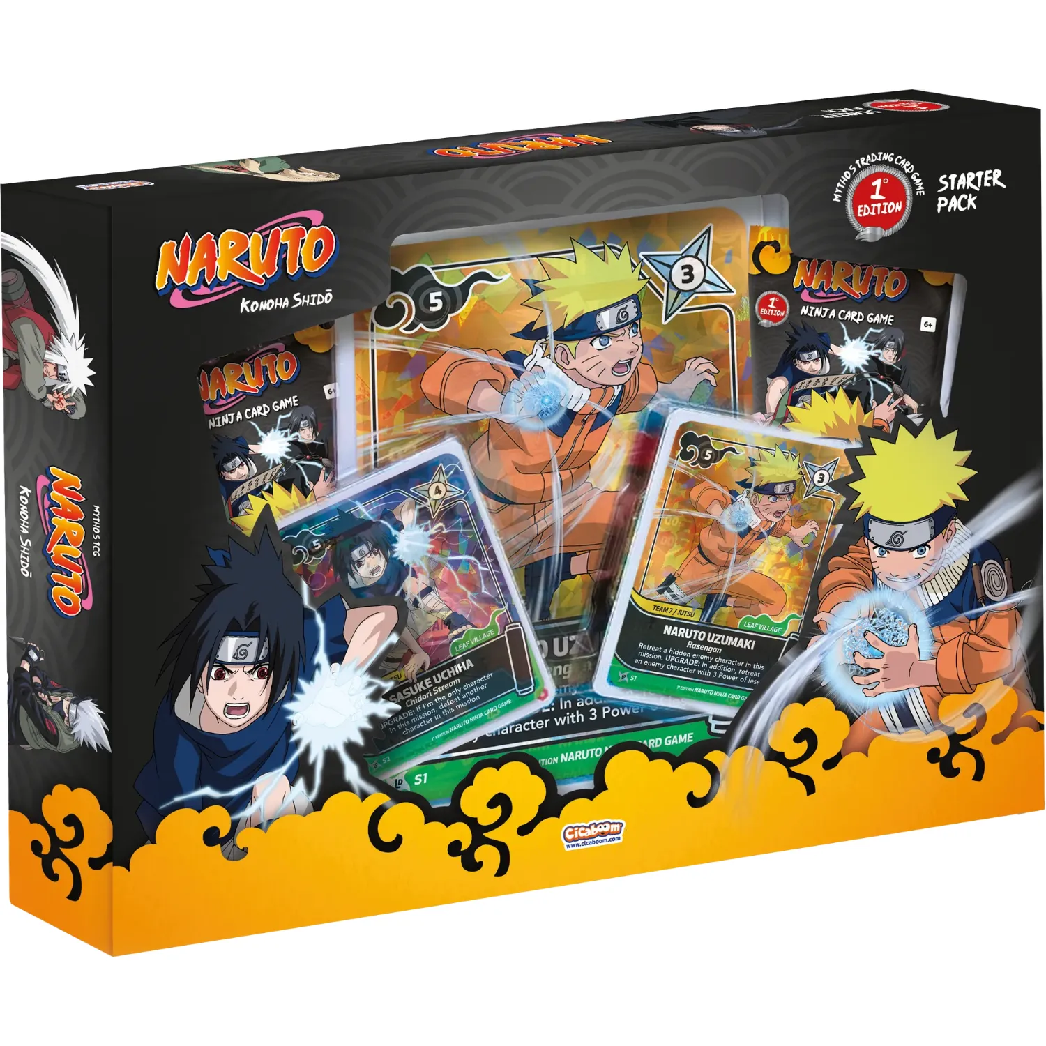 Case de 9 coffrets Konoha Shidō - Naruto Myhtos TCG edition 1