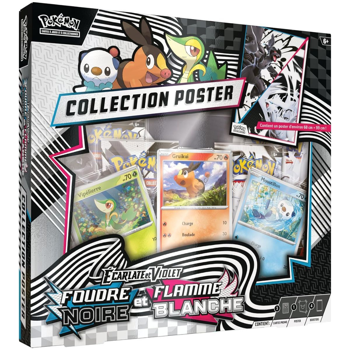 Collection Poster Unys – EV10.5 – Foudre Noire – Flamme Blanche