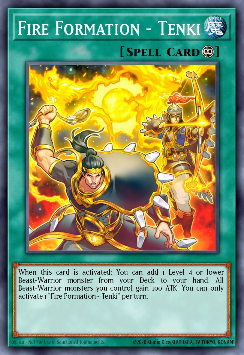 Formation Feu - Tenki (V.2 - Quarter Century Secret Rare)