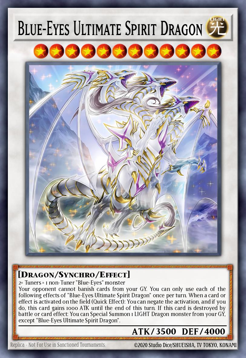 Dragon Esprit Ultime aux Yeux Bleus (V.2 - Ultra Rare)