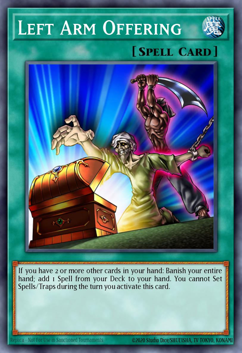 L'Offrande du Bras Gauche (V.4 - Platinum Secret Rare)