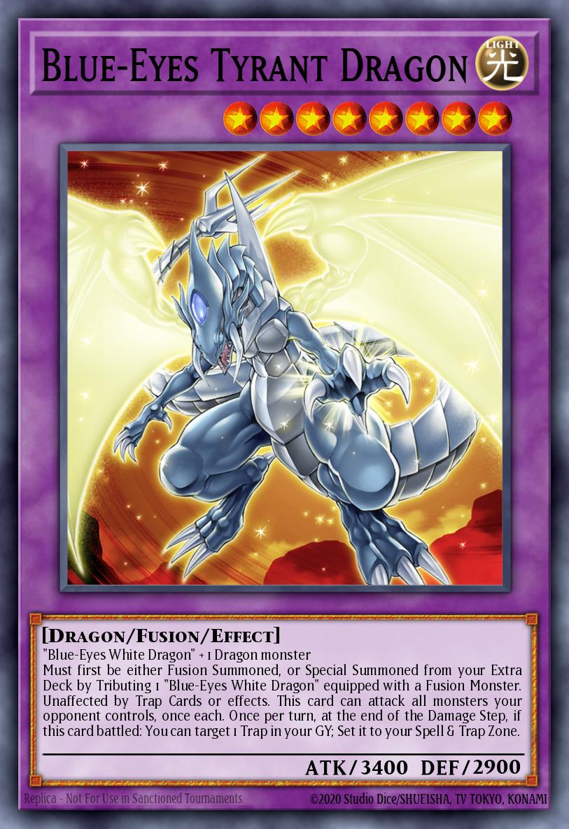 Dragon Tyran aux Yeux Bleus (V.2 - Ultra Rare)