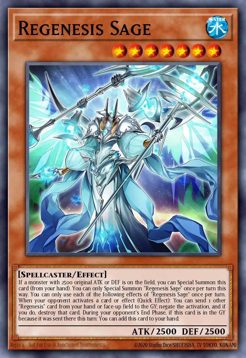 Sage de la Regenèse (V.2 - Quarter Century Secret Rare)