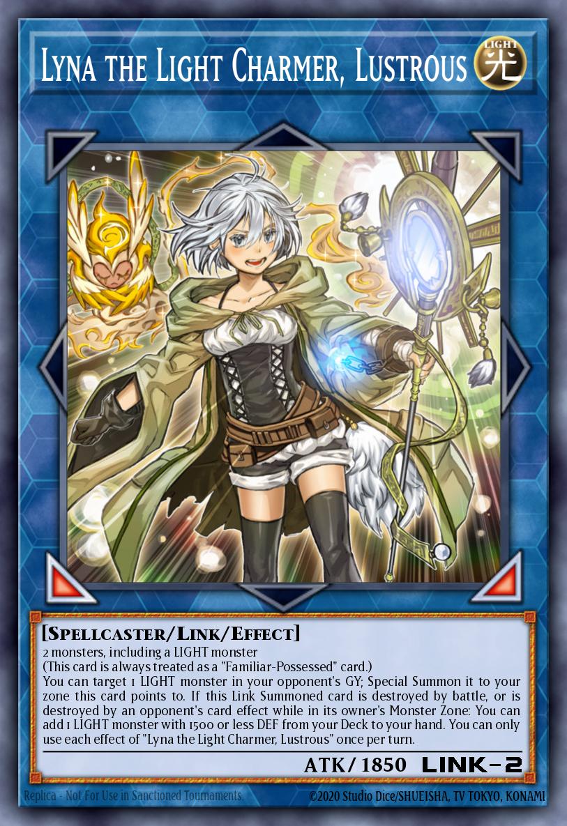 Lyna la Charmeuse de Lumière Chatoyante (V.4 - Platinum Secret Rare)