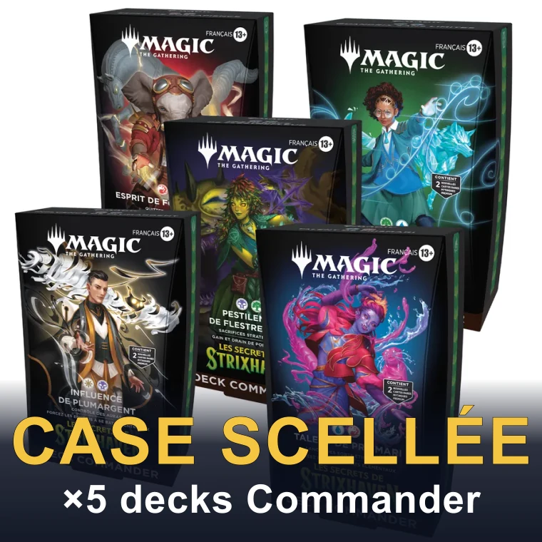 Case de 5 decks Commander Strixhaven