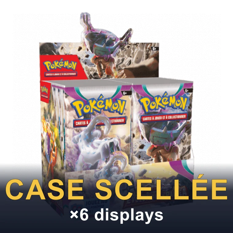 Case de 6 displays EV02 - Écarlate et Violet (FR)
