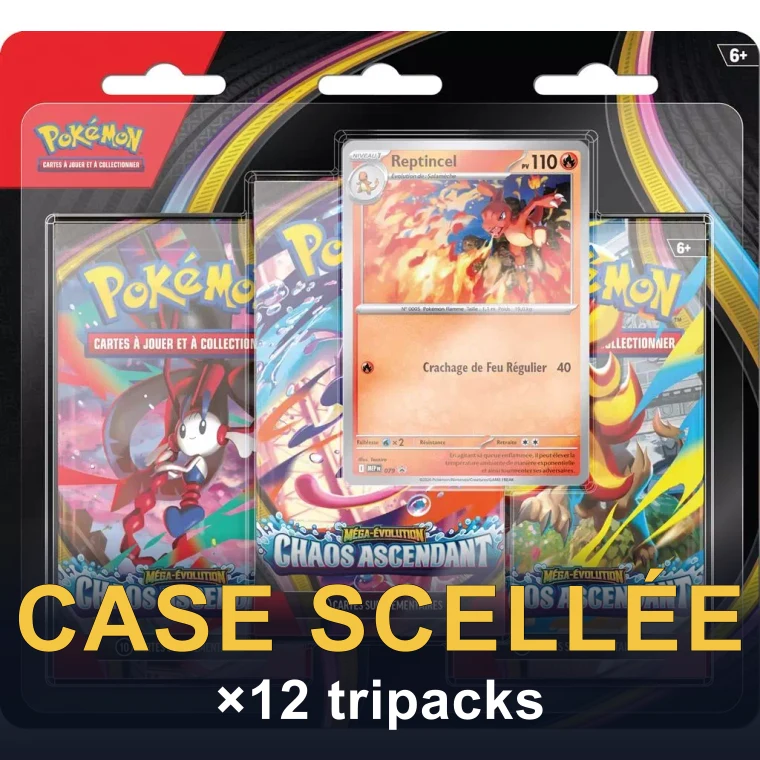 Case de 12 tripack ME4 - Méga Évolution
