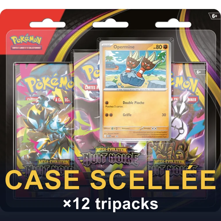 Case de 12 tripack ME05 - Nuit Noire