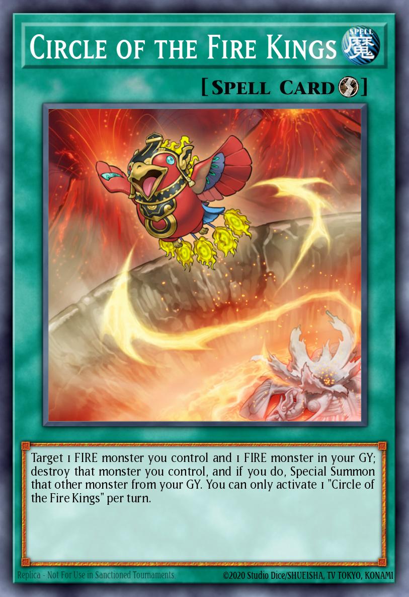 Cercle des Rois du Feu (V.1 - Platinum Secret Rare)
