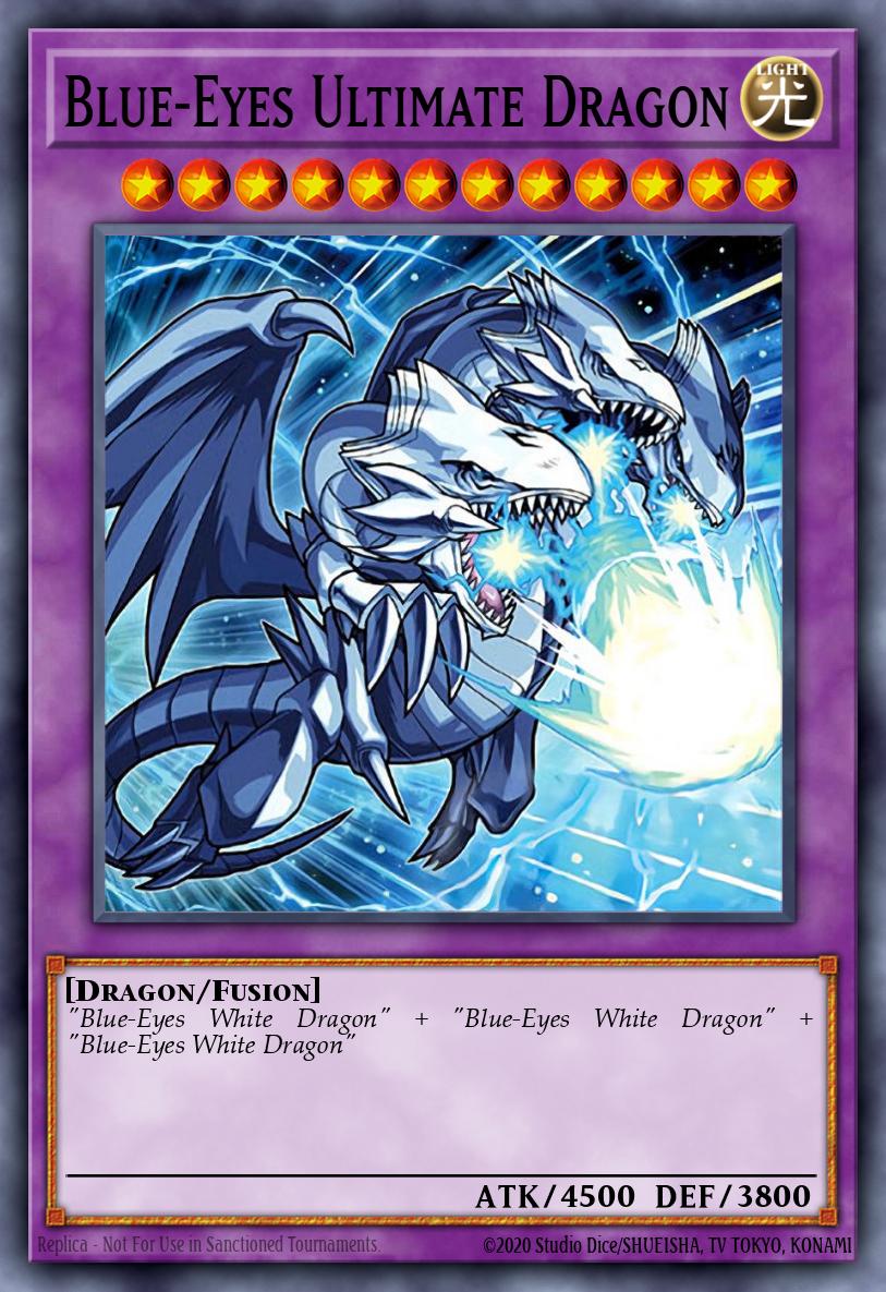 Dragon Ultime aux Yeux Bleus (V.2 - Ultra Rare)