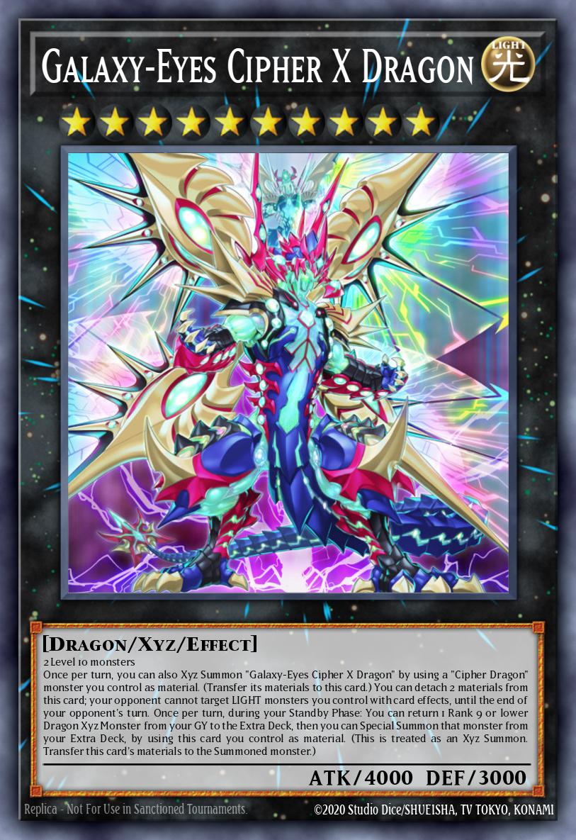 Dragon X Cipher aux Yeux Galactiques