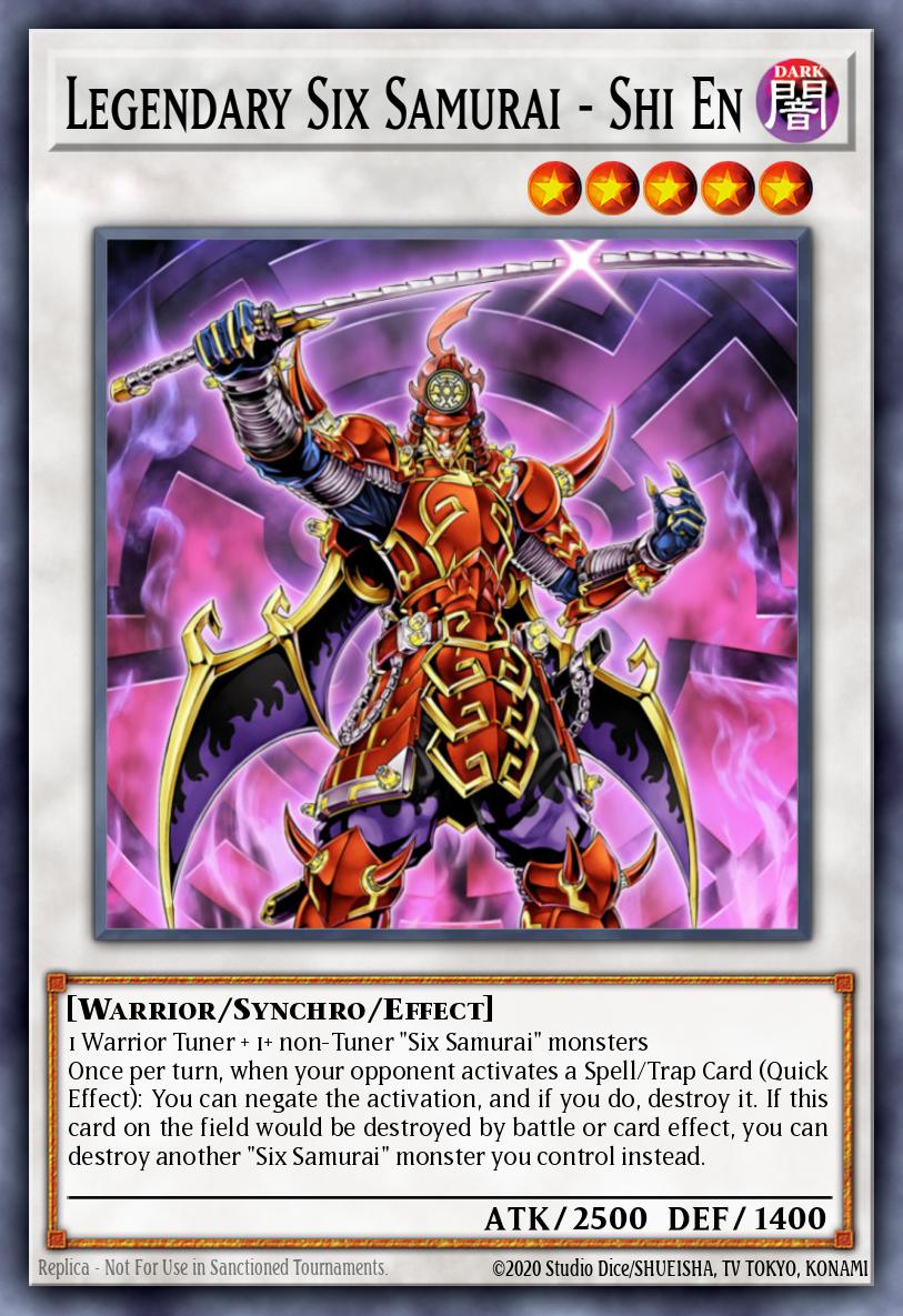 Six Samouraïs Légendaires - Shi En (V.1 - Secret Rare)